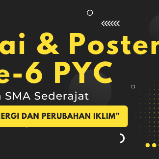 Banner Lomba Esai Poster The Purnomo Yusgiantoro Center