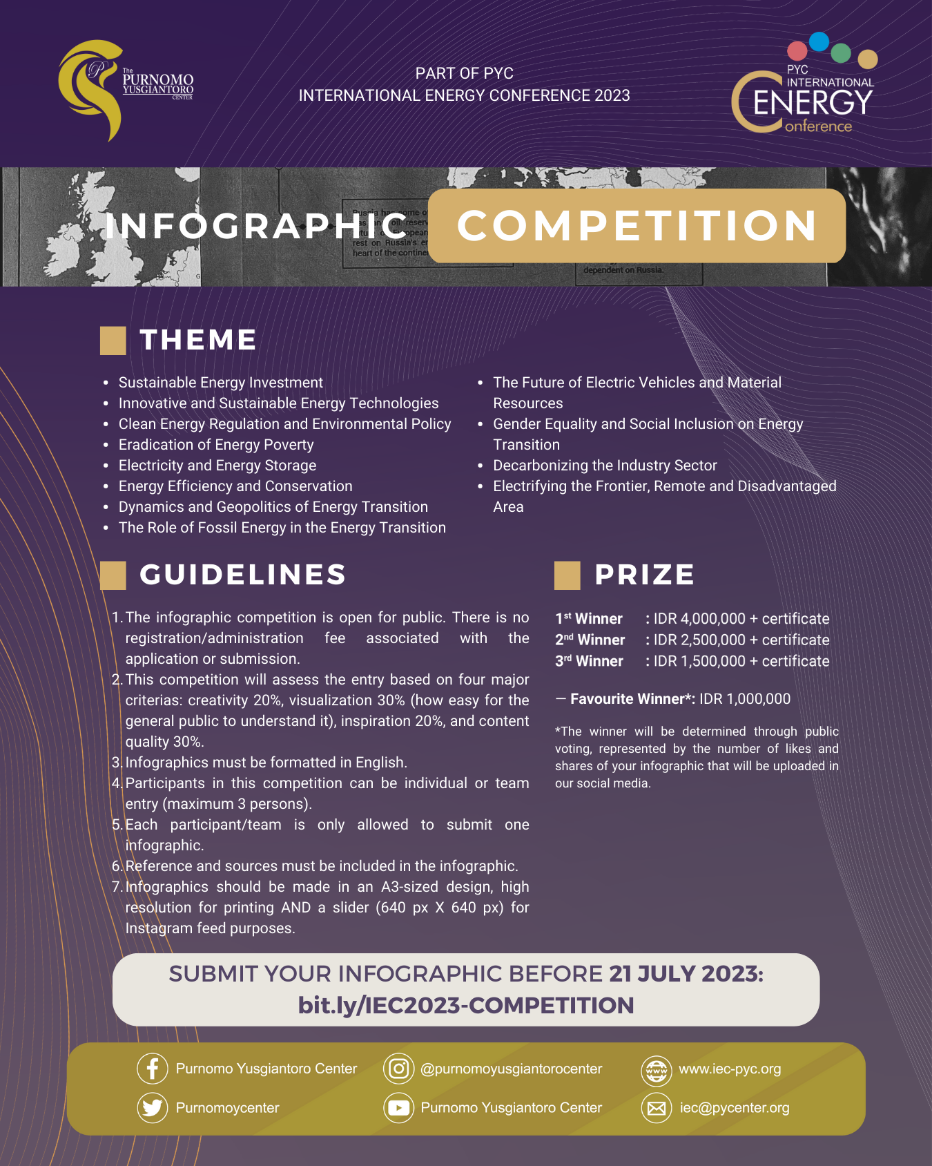 Infographic Competition Poster